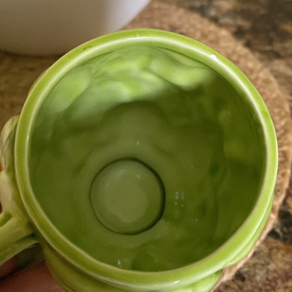 Vintage set of Inarco green apple and daisy ceramic mugs 1967 - Picture 4 of 15